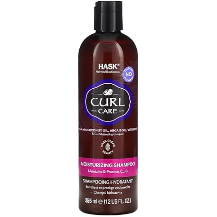 Hask Curl Care Shampoo For All Curl Patterns, Color Safe, And Cruelty-Free - 1 355ml Bottle, (Pack Of 1) - Image 1
